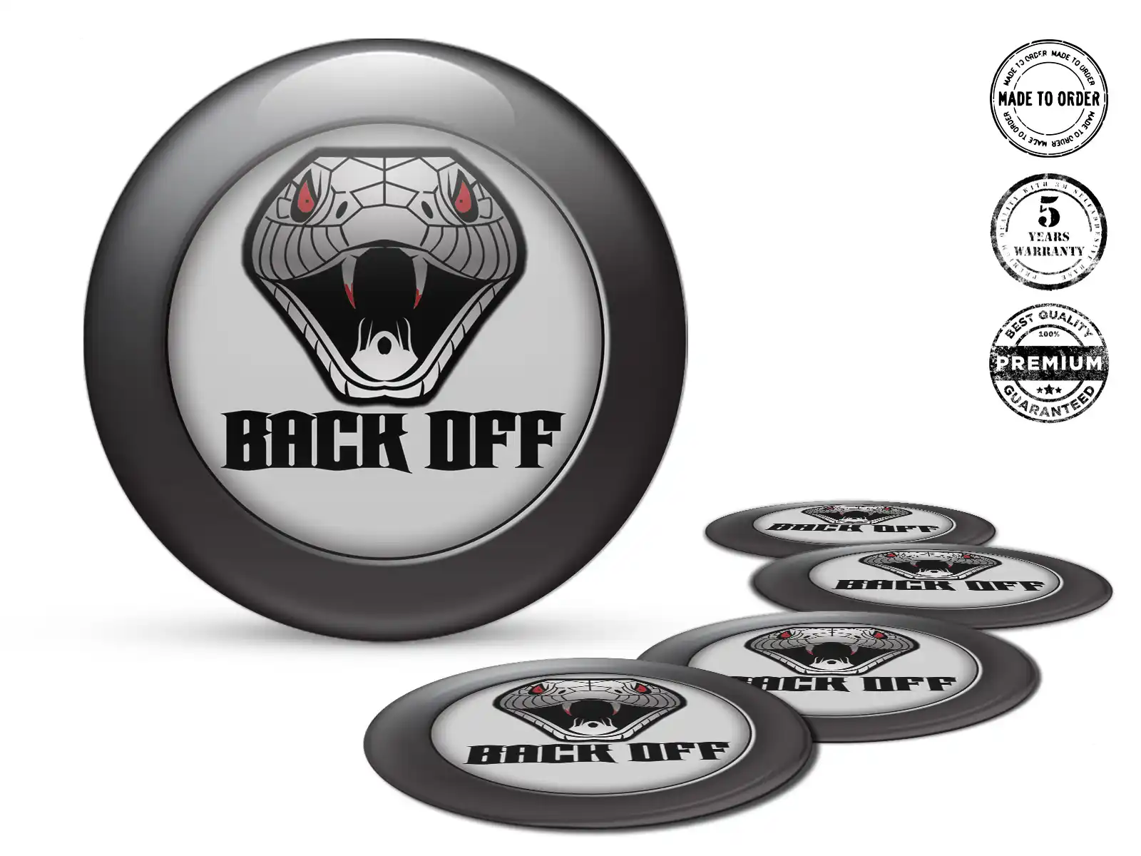 Decal rims Luxury Finish Drift Badges for Cars